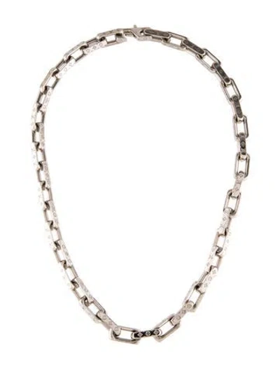 Pre-owned Louis Vuitton Monogram Chain Necklace, 21.5" In Multi