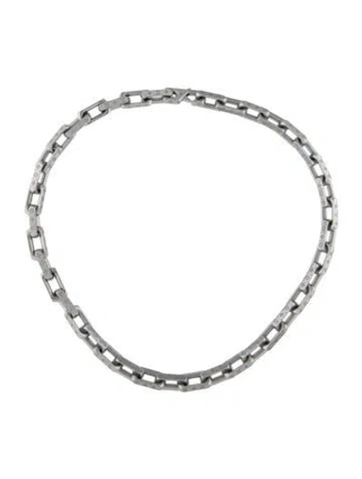 Pre-owned Louis Vuitton Monogram Chain Necklace, 21.5" In Multi
