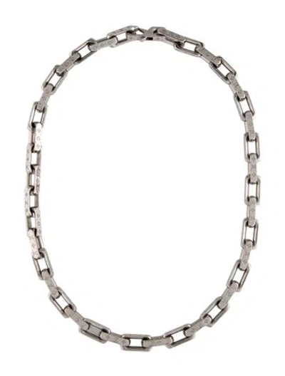 Pre-owned Louis Vuitton Monogram Chain Necklace, 22" In Multicolor