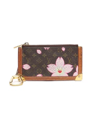 Pre-owned Louis Vuitton Monogram Cherry Blossom Coin Purse In Multi
