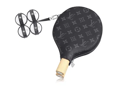 Pre-owned Louis Vuitton Monogram Classic James Ping Pong Set In Graphite/red In Multi
