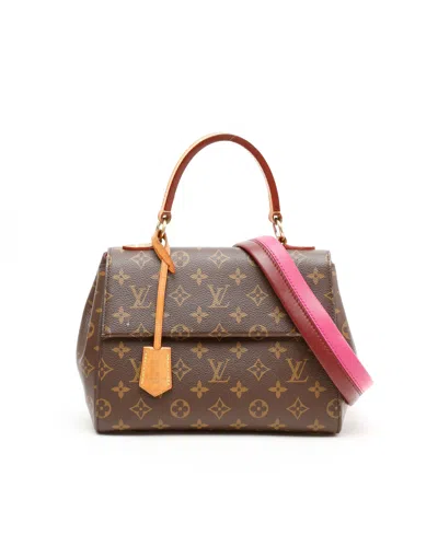 Pre-owned Louis Vuitton Monogram Cluny Bb Bag In Multi