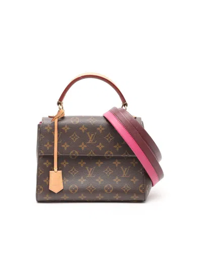Pre-owned Louis Vuitton Monogram Cluny Bb Bag In Multi