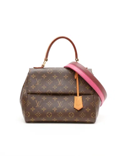 Pre-owned Louis Vuitton Monogram Cluny Bb Handbag In Multi