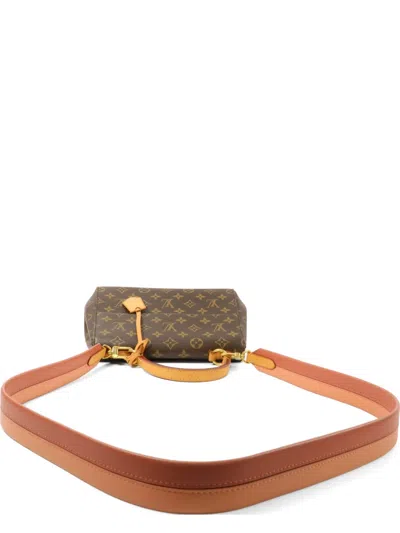 Pre-owned Louis Vuitton Monogram Cluny Bb Shoulder Bag In Brown