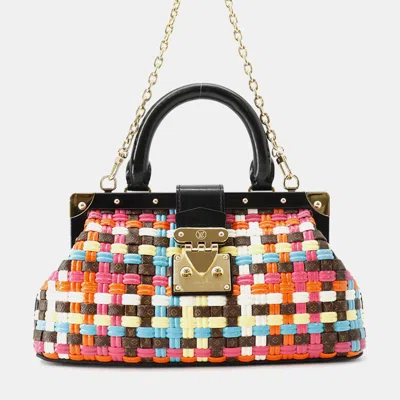 Pre-owned Louis Vuitton Monogram Clutch 2023 Stainless Steel Noir/multicolor M22323 Monogram Leather