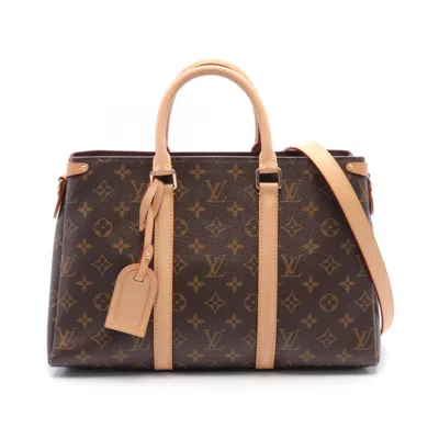 Pre-owned Louis Vuitton Monogram Coated Canvas Leather Handbag () In Brown