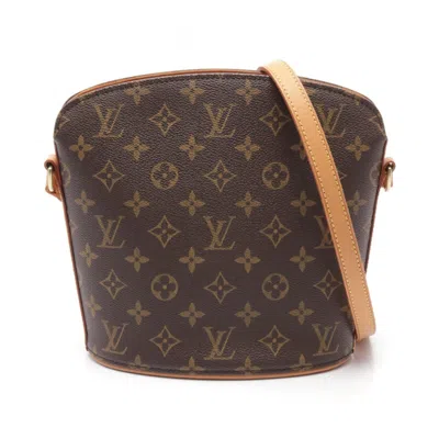Pre-owned Louis Vuitton Monogram Coated Canvas Leather Shoulder Bag () In Brown
