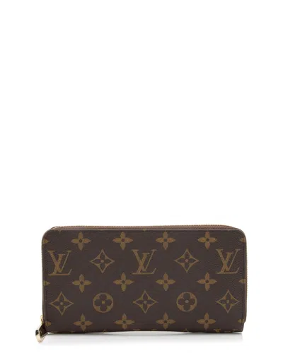 Pre-owned Louis Vuitton Monogram Coated Canvas Zippy Wallet (authentic Pre-loved)