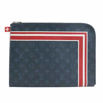 Pre-owned Louis Vuitton Monogram Cobalt Navy Monogram Cobalt Clutch Bag Pochette ()