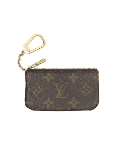 Pre-owned Louis Vuitton Monogram Coin Purse In Brown