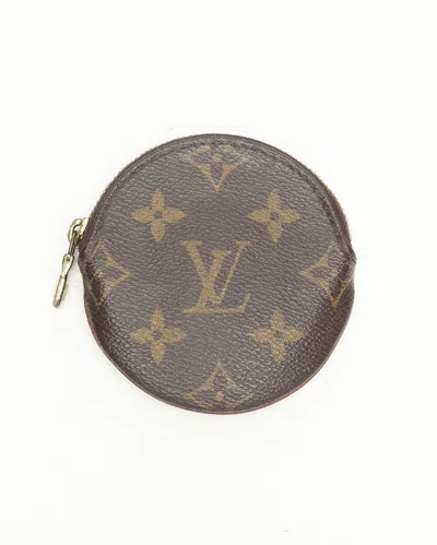 Pre-owned Louis Vuitton Monogram Coin Purse In Brown