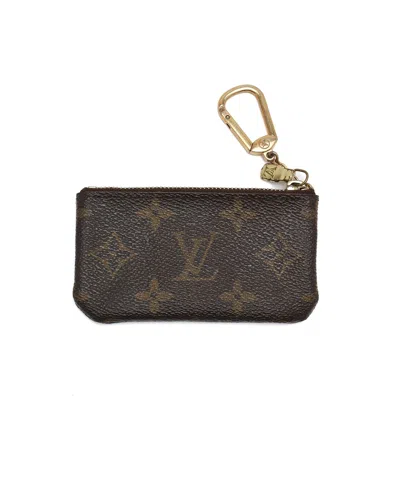 Pre-owned Louis Vuitton Monogram Coin Purse In Brown