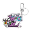Louis Vuitton Monogram Comics Bag Charm & Key Holder In Multicolor