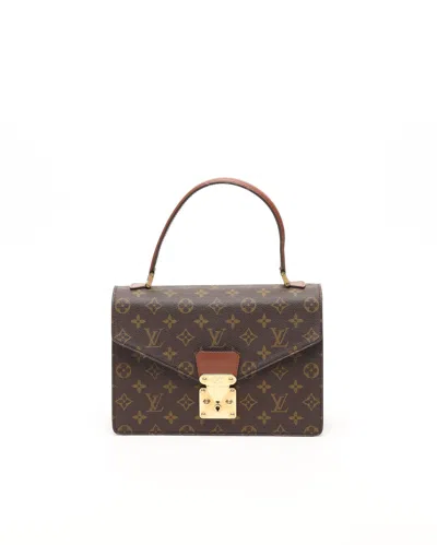 Pre-owned Louis Vuitton Monogram Concorde Bag In Brown