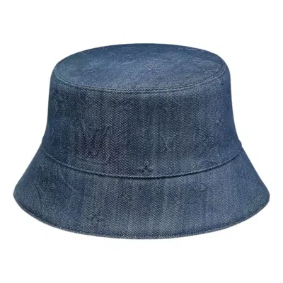 Pre-owned Louis Vuitton Monogram Constellation Bucket Hat 'blue'