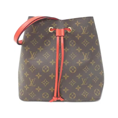 Pre-owned Louis Vuitton Monogram Coquelicots Marron Coated Canvas Shoulder Bag ()