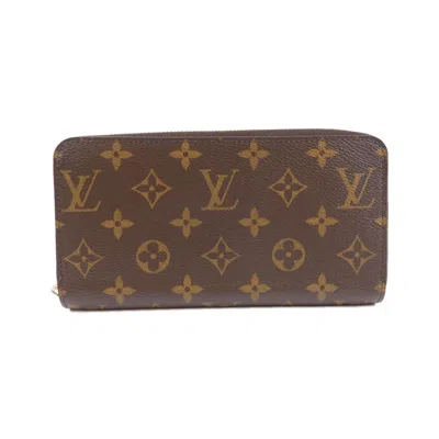 Pre-owned Louis Vuitton Monogram Coquelicots Marron Monogram Monogram Long Wallet (bi-fold) ()