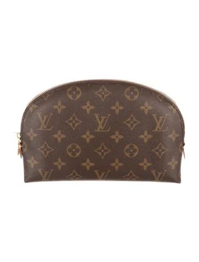 Pre-owned Louis Vuitton Monogram Cosmetic Bag In Brown