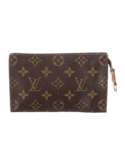 Pre-owned Louis Vuitton Monogram Cosmetic Bag In Brown