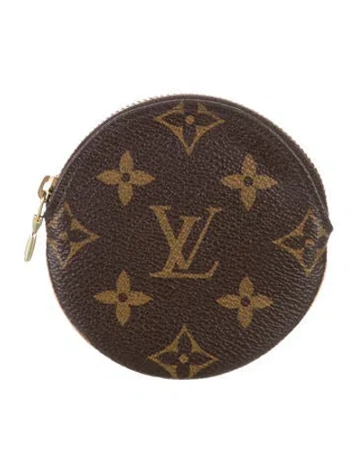 Pre-owned Louis Vuitton Monogram Cosmetic Bag In Brown