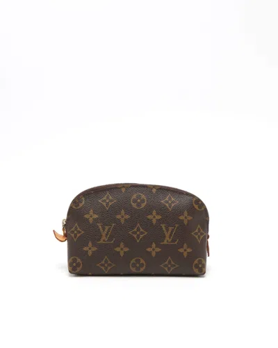 Pre-owned Louis Vuitton Monogram Cosmetic Pouch In Brown