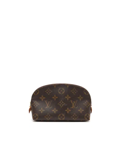 Pre-owned Louis Vuitton Monogram Cosmetic Pouch In Brown
