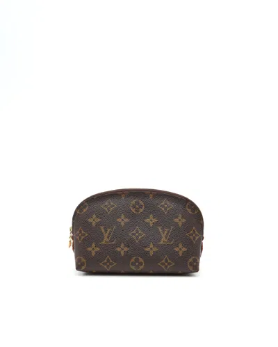 Pre-owned Louis Vuitton Monogram Cosmetic Pouch In Brown