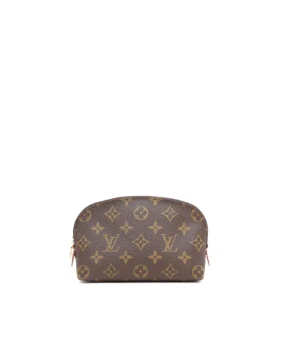 Pre-owned Louis Vuitton Monogram Cosmetic Pouch In Brown