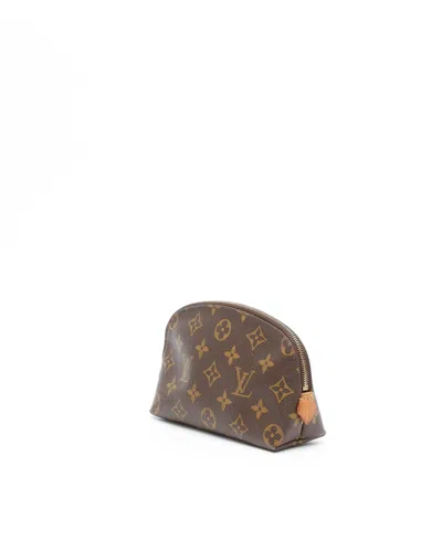 Pre-owned Louis Vuitton Monogram Cosmetic Pouch In Brown