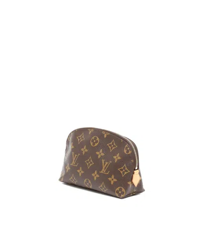 Pre-owned Louis Vuitton Monogram Cosmetic Pouch In Brown