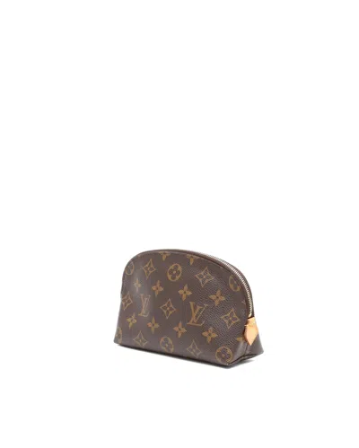 Pre-owned Louis Vuitton Monogram Cosmetic Pouch In Brown