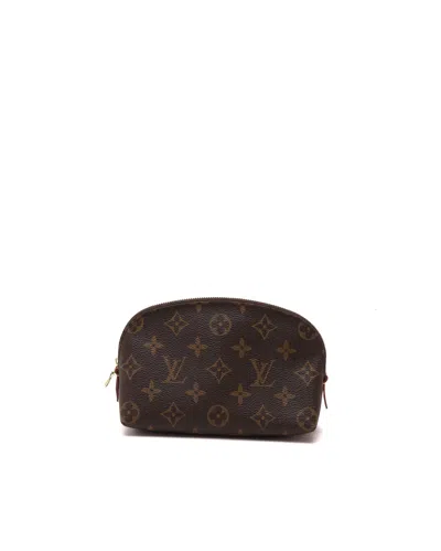 Louis Vuitton Monogram Cosmetic Pouch In Brown