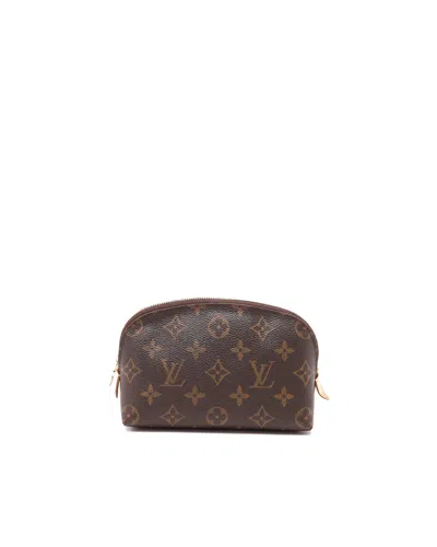 Louis Vuitton Monogram Cosmetic Pouch In Brown