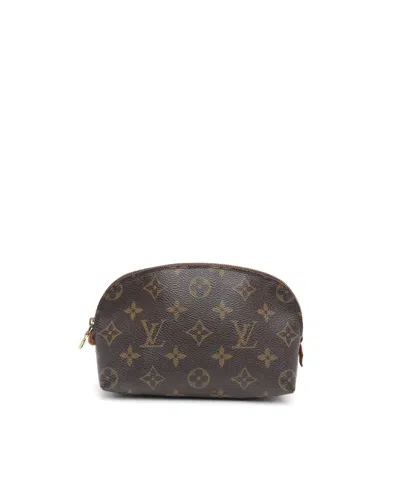 Louis Vuitton Monogram Cosmetic Pouch In Brown