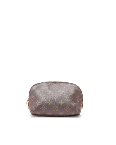 Louis Vuitton Monogram Cosmetic Pouch In Brown
