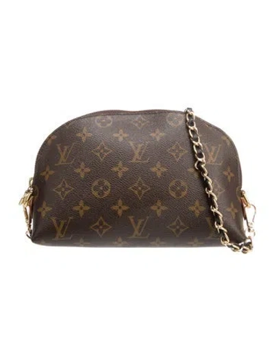 Pre-owned Louis Vuitton Monogram Cosmetic Pouch Gm In Brown