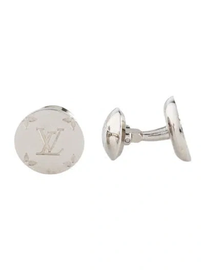 Pre-owned Louis Vuitton Monogram Cufflinks In Multi