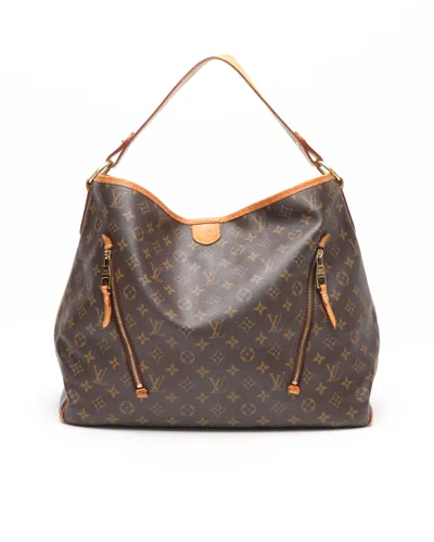 Pre-owned Louis Vuitton Monogram Delightful Gm Bag In Brown