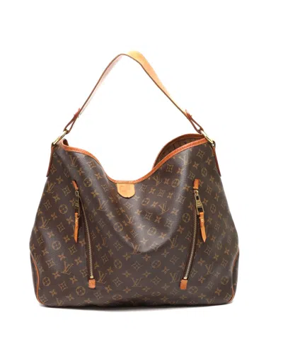 Pre-owned Louis Vuitton Monogram Delightful Gm Bag In Brown