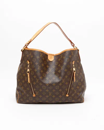 Pre-owned Louis Vuitton Monogram Delightful Gm Tote Bag In Brown