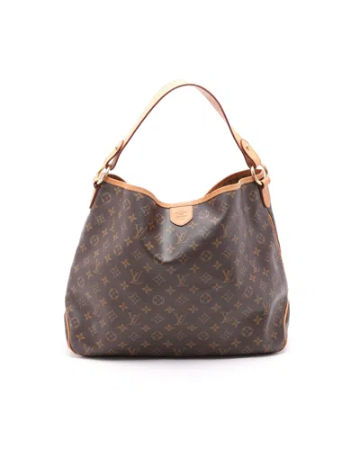 Pre-owned Louis Vuitton Monogram Delightful Mm Bag In Brown