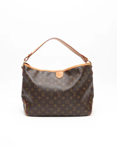 Pre-owned Louis Vuitton Monogram Delightful Pm Bag In Brown