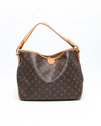 Pre-owned Louis Vuitton Monogram Delightful Pm Bag In Brown