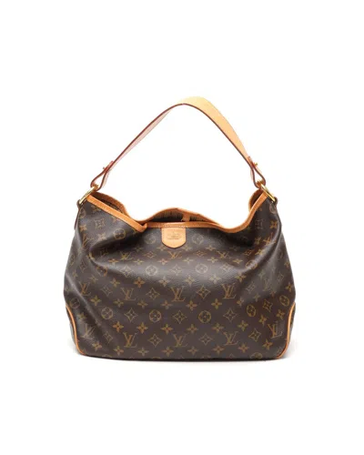 Pre-owned Louis Vuitton Monogram Delightful Pm Bag In Brown
