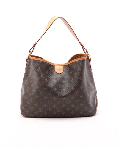 Pre-owned Louis Vuitton Monogram Delightful Pm Bag In Brown