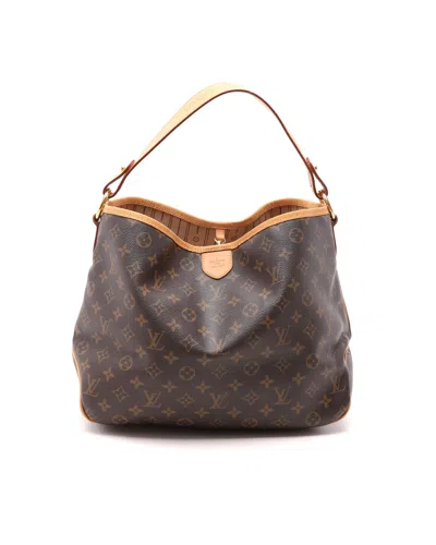 Pre-owned Louis Vuitton Monogram Delightful Pm Bag In Brown