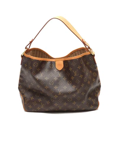 Pre-owned Louis Vuitton Monogram Delightful Pm Bag In Brown