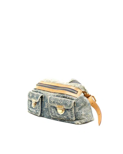 Louis Vuitton Monogram Denim Baggy Pm Bag In Blue