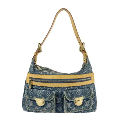 Pre-owned Louis Vuitton Monogram Denim Blue Monogram Denim Shoulder Bag ()